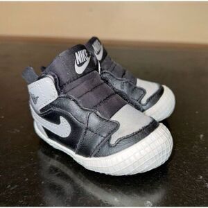 Nike Air Jordan 1 Crib Shadow Grey AT3745-013 Infant TD Toddler Baby Size 2C
